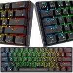 Royal Kludge RK61 RGB red switch black – Zboží Živě