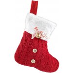 Prima-obchod Mikulášská / vánoční punčocha mini 15x19 cm, barva 2 červená – Hledejceny.cz