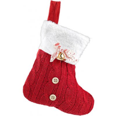 Prima-obchod Mikulášská / vánoční punčocha mini 15x19 cm, barva 2 červená – Hledejceny.cz