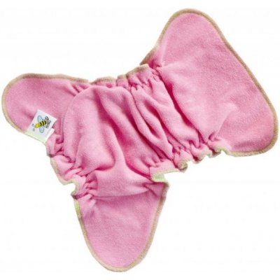Majab Novorozenecká kalhotková plena na snappi růžová zelená – Zboží Mobilmania