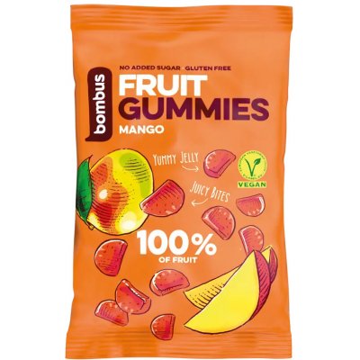 Bombus Fruit gummies mango 35 g – Zboží Mobilmania