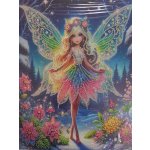 Norimpex Diamantové malování na plátně Zimní víla 23 x 30 cm – Sleviste.cz