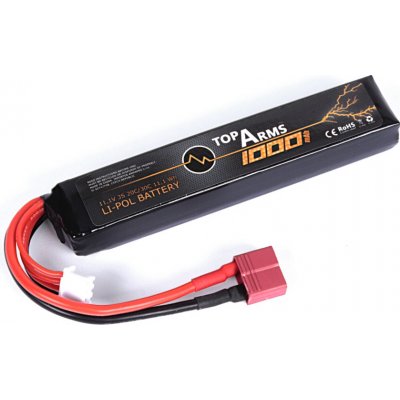 TopArms Akumulátor Li-Po 11,1V 1000mAh 20/30C 104x20x17mm DeanT – Zbozi.Blesk.cz