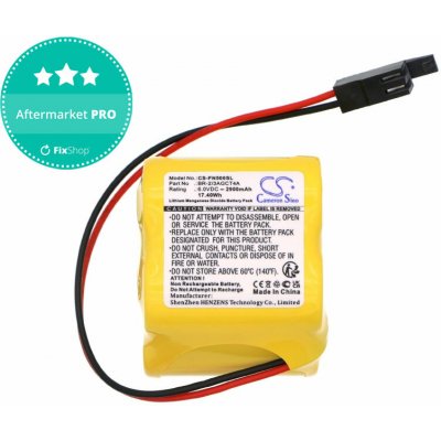 Baterie pro GE FANUC ALPHA iSV, BETA iSV, 2900mAh, Li-MnO2, 6V, A98L-0031-0025, HQ – Zboží Živě
