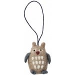Klippan Švédsko Plstěná dekorace Owl sova 7 x 6 cm – Hledejceny.cz