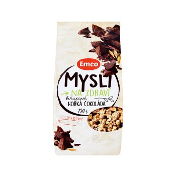 Emco Mysli Křupavé Hořká čokoláda 750 g