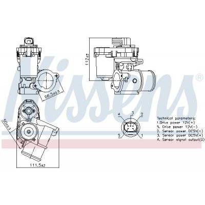 AGR-Ventil NISSENS 98347 – Zbozi.Blesk.cz