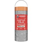 Den Braven - Zakrývací fólie s maskovací páskou, 110 cm x 33 m, transparentní – Zbozi.Blesk.cz