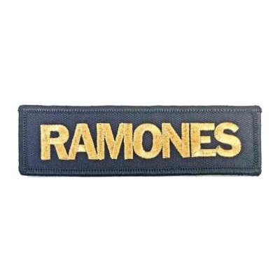 Nášivka Gold Logo Ramones – Zbozi.Blesk.cz