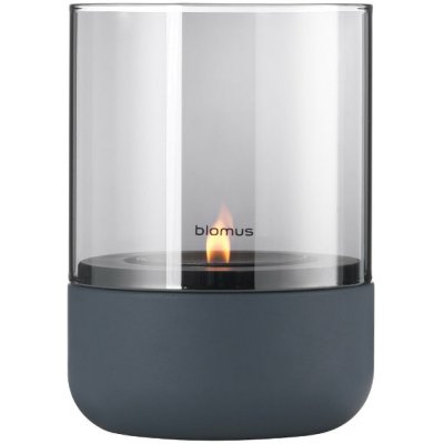 Svícen na čajovou svíčku CALMA, ocelově šedá, beton, Blomus – Hledejceny.cz