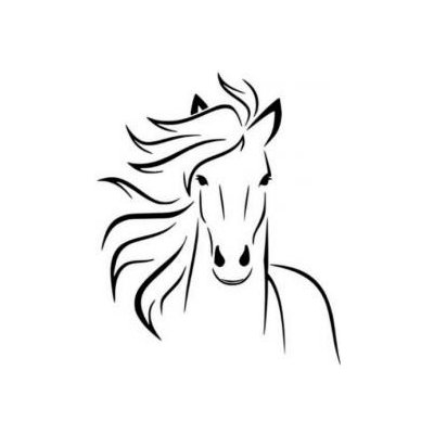 Artemiss Hlava koně plastová šablona 003 B 14,5x14,5cm – Sleviste.cz