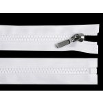 Kostěný zip No 5 délka 60 cm s ozdobným jezdcem - 319 šedá ocelová – Zboží Mobilmania