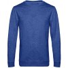 Pánská mikina B&C Unisex mikina WU01W Heather Royal Blue