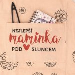 ORION Zástěra kuch. bavlna NEJLEPŠÍ MAMINKA CZ – Hledejceny.cz