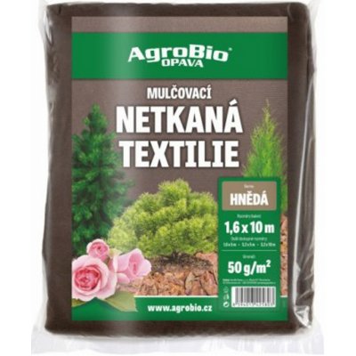 Agrobio netkaná textilie hnědá PROFI 50 g/m2 1,6 x 5m – Zboží Mobilmania