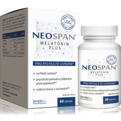Neospan melatonin plus 60 tobolek – Hledejceny.cz