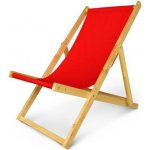 Zahradní dřevěné lehátko SPRINGOS FLORENCE vínové – Zboží Dáma