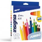 MFP 6330513 pastelky Jumbo triangular s ořezávátkem 12 ks – Zboží Dáma