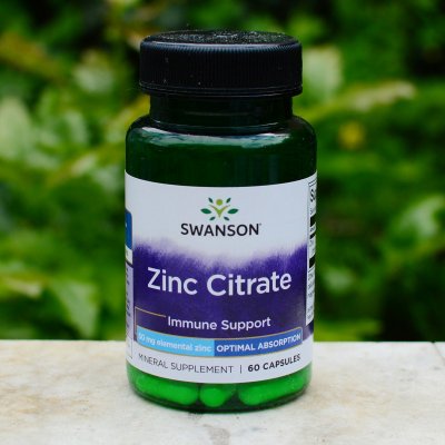 Swanson Zinc Citrate 50 mg 60 kapslí