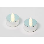 Nexos Dekorativní sada 2 čajové svíčky stříbrná D42987 – Zbozi.Blesk.cz