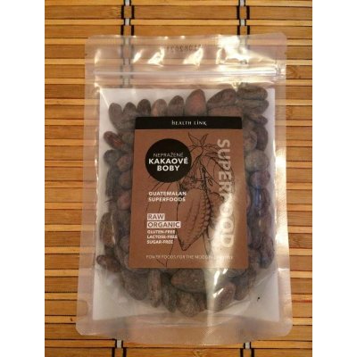 HealthLink Kakaové boby nepražené celé bio raw 250 g – Zboží Mobilmania