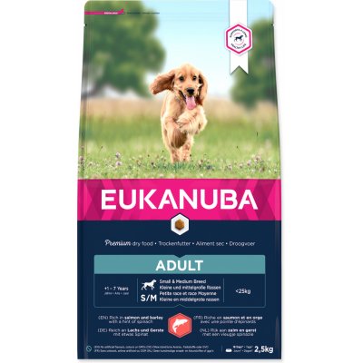 Eukanuba Adult Small & Medium Salmon 2,5 kg – Sleviste.cz