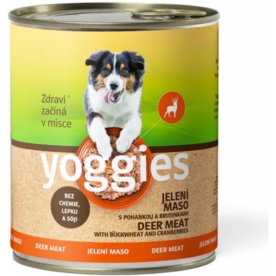 Yoggies jelení s pohankou a brusinkami 400 g – Sleviste.cz