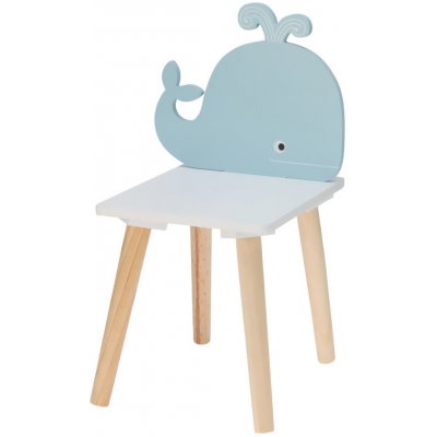 Home Styling Collection Dětská židle ANIMALS 24 x 29,5 x 52 cm velryba vícebarevná – Zboží Dáma