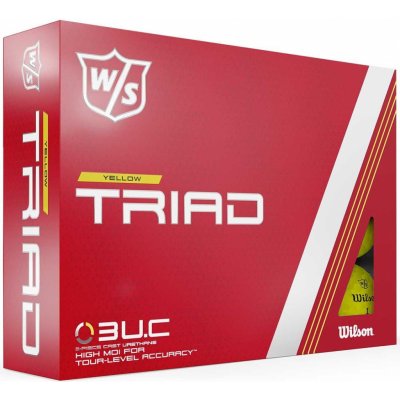 WILSON Triad žluté 12 ks