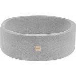 Plush Nest suchý bazén kulatý bavlna Smart světle šedý 90 x 30 cm – Hledejceny.cz