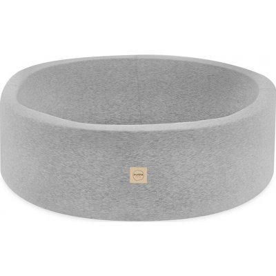 Plush Nest suchý bazén kulatý bavlna Smart světle šedý 90 x 30 cm – Hledejceny.cz