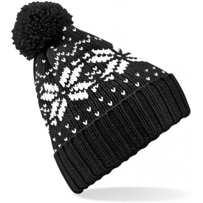 Beechfield Fair Isle Snowstar B 456 black-white – Hledejceny.cz
