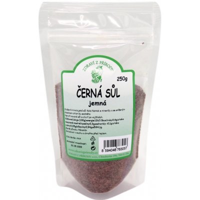 Zdraví z přírody himalájská černá sůl jemná 250 g – Hledejceny.cz