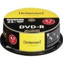 Intenso DVD-R 4,7GB 16x, printable, cakebox, 25ks (4801154)