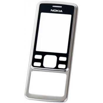 Kryt Nokia 6300 přední stříbrný