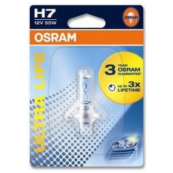Osram Ultra Life 64210ULT-01B H7 PX26d 12V 55W od 81 Kč - Heureka.cz