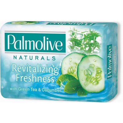 Palmolive Naturals Revitalizing Freshness toaletní mýdlo Green Tea & Cucumber 90/100 g – Sleviste.cz