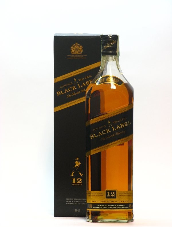 Johnnie Walker Black 12y 40% 1 l (karton)