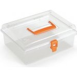 Prosperplast NUF FAMILY průhledný box na drobné díly 24,5 x 21,4 x 10 cm – Zboží Mobilmania