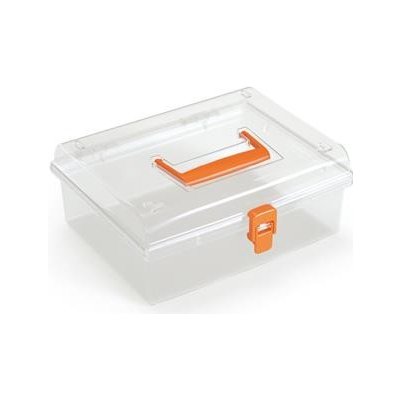 Prosperplast NUF FAMILY průhledný box na drobné díly 24,5 x 21,4 x 10 cm – Zboží Mobilmania