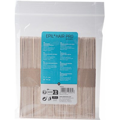 Sibel dřevěné špachtle 11cm, na obličej 50 ks – Zboží Dáma