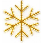 DECOLED LED světelná vločka VI, závěsná 3D tisk, pr. 60 cm, teple bílá, IP67 – Hledejceny.cz
