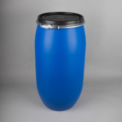 EKO-CONTAINER Plastový sud 150 l s víkem, na pevné látky – Hledejceny.cz