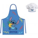 Zorluteks Tekstil Dětská zástěra LILO&STITCH set s čepicí modrý – Zboží Dáma