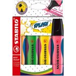 Stabilo zvýrazňovač různých barev 4 ks – Zboží Dáma