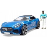 Bruder 3481 Roadster s řidičem modrý – Hledejceny.cz