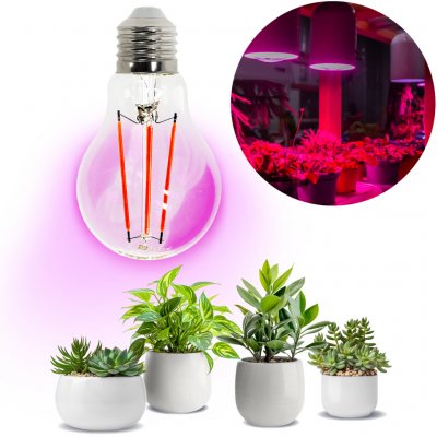 LED žárovka LED Do Roślin 8W E27 250lm Wspomagająca Wzrost Doświetlająca KOBI – Hledejceny.cz