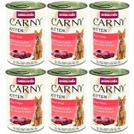 ANIMONDA Cat Carny Kittenhovězí, krůtí srdce 6 x 400 g – Hledejceny.cz