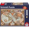 Puzzle Schmidt Historická mapa světa 3000 dílků