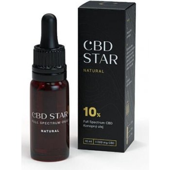 CBD Star Konopný CBD olej NATURAL 10% 10 ml